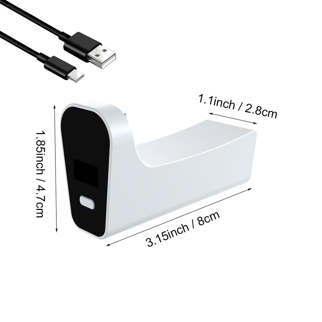 Rechargeable Battery Pack for PS5 Controller, LED Display 2000mAh Battery Extender for PlayStation 5 DualSense & Edge Controller, Play and Charge Kit for PS5 Accessories