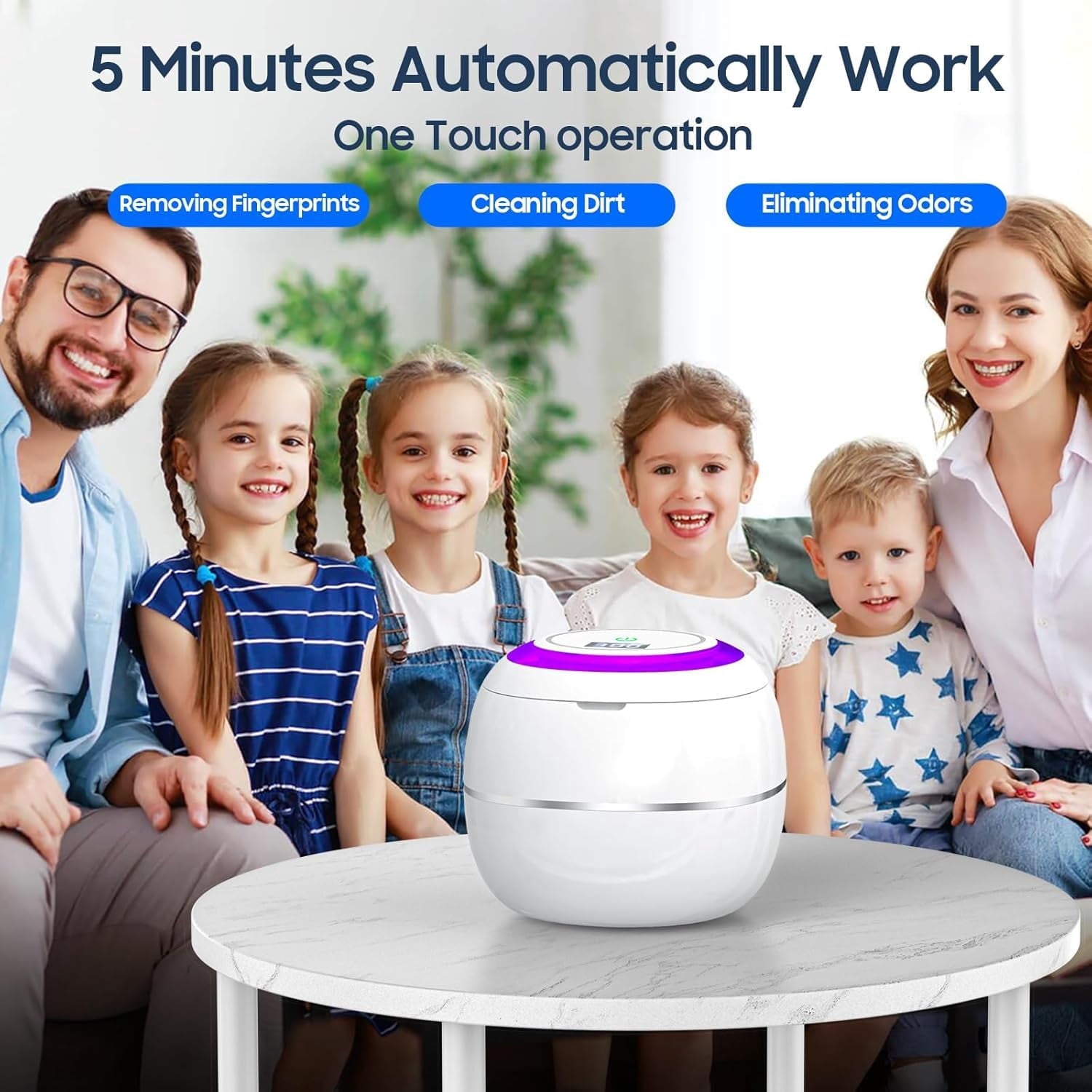 Prociv 2026 Ultrasonic Cleaner for Dentures 30W Professional Retainer Cleaner Machine for Aligner Retainer Toothbrush Head Jewelry Diamonds Home or Travel Use