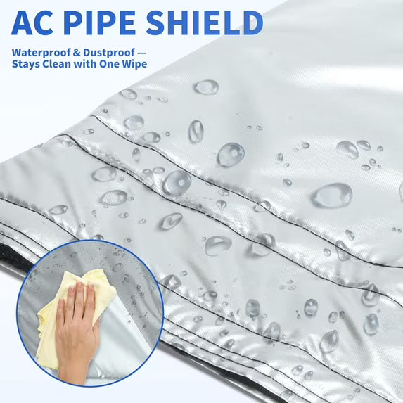 AC Hose Insulation Sleeve, Air Conditioner Hose Cover Fit 5" Diameter Exhaust Hose, Easy Installation AC Duct Insulation Wrap