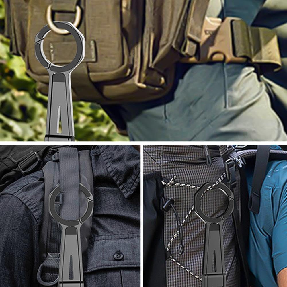 Magnetic Phone Tripod Stand Rotating Phone Tripod Mount with Spring Buckle Multi Angle Tri Fold Cell Phone Holder Handheld Phone Grip for Streaming Vlog