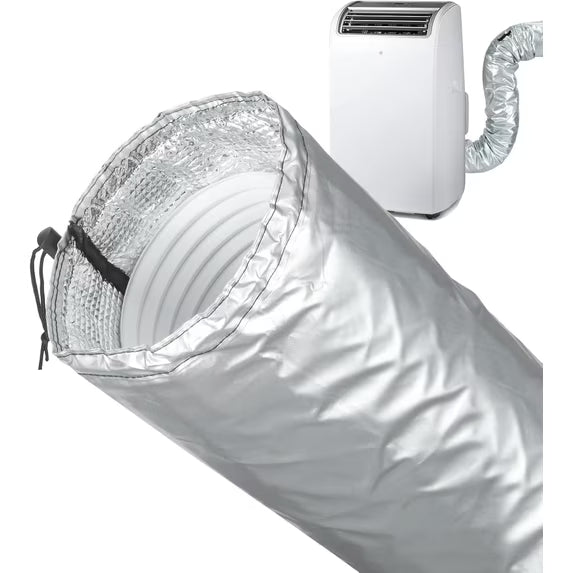 AC Hose Insulation Sleeve, Air Conditioner Hose Cover Fit 5" Diameter Exhaust Hose, Easy Installation AC Duct Insulation Wrap