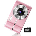 Digital Camera FHD 1080P Camera Digital Point and Shoot Camera with 16X Zoom Anti Shake Compact Small Camera for Boys Girls Kids