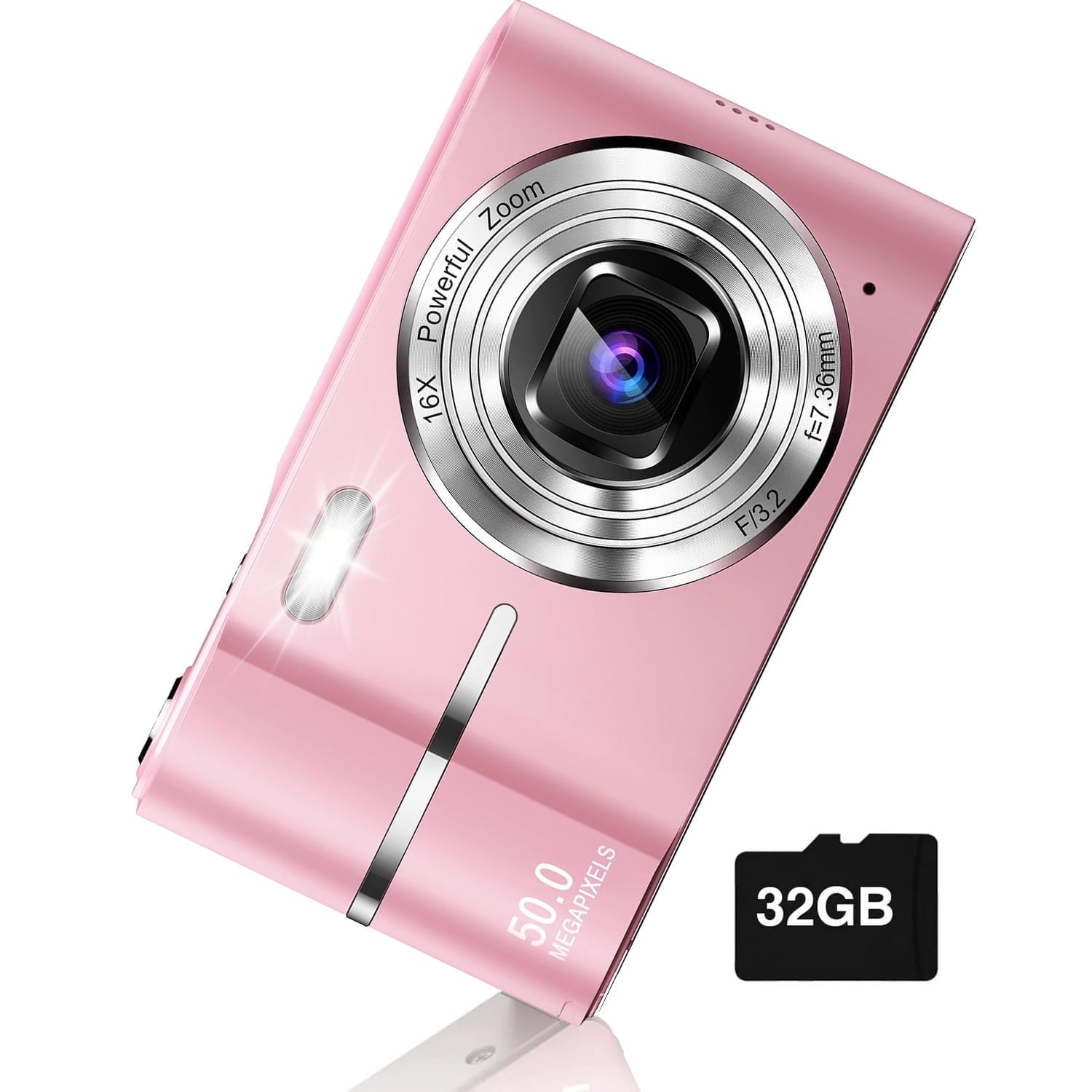 Digital Camera FHD 1080P Camera Digital Point and Shoot Camera with 16X Zoom Anti Shake Compact Small Camera for Boys Girls Kids