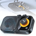 Bluetooth Car Speaker for Cell Phone Handsfree Bluetooth Car Kit Wireless Audio Car Kit Speakerphone with Visor Clip Loud Speakerphone for Music AUTO Power ON Support Assistant Hands
