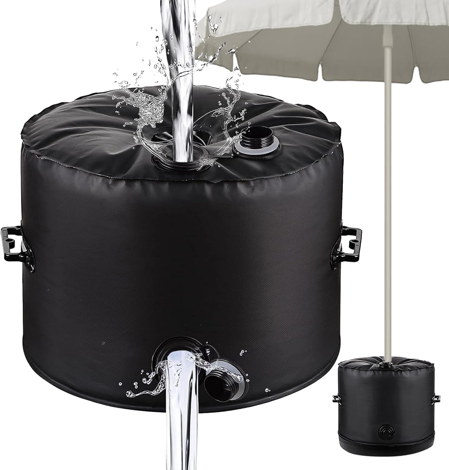 Umbrella Base Weight Water Bag Weatherproof Fillable Heavy Duty Weight Bag for Outside Umbrella Stand Water Weights for Umbrella Stand Furniture Leg Weights Up to 50 lbs