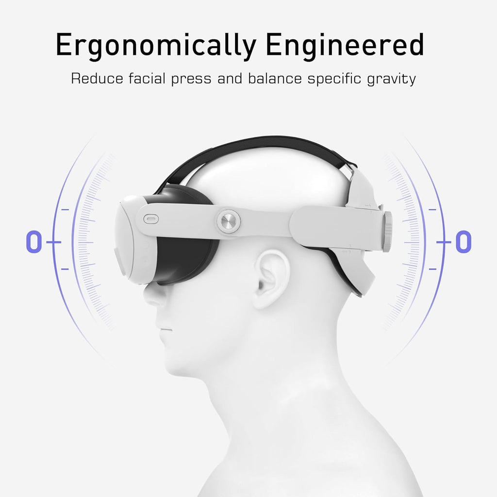 Head Strap for Meta Quest 3 Adjustable Headband Replacement for Elite Strap Enhanced Comfort and Gaming Immersion VR Accessories Compatible with Oculus/Meta Quest 3